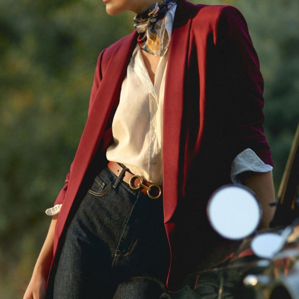 NWT Mare Mare x Anthropologie Cinched Sleeve Blazer